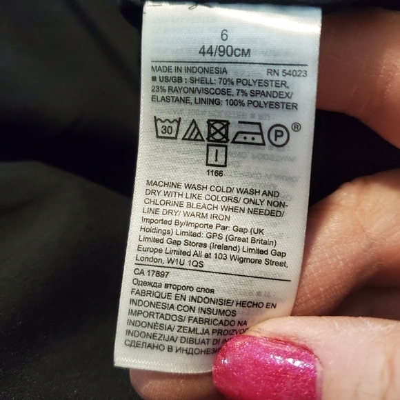 NWT Banana Republic Black Skater Dress, Classic, Formal, Size 6, Retail $118.00 - Picture 11 of 11